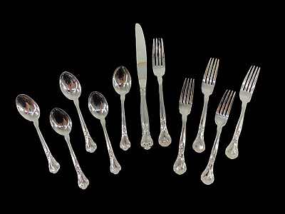 #ad 11 Assorted Piece Godinger Grand Master Flatware Silverware Spoons Forks Knife $34.99