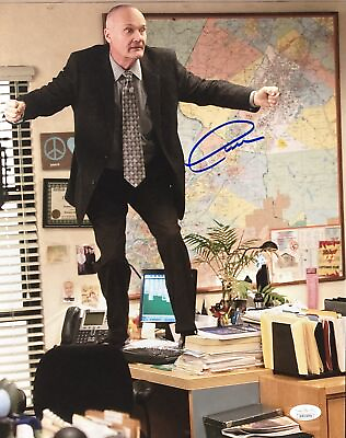 #ad Creed Bratton Signed 11x14 The Office Creed Desk Photo JSA ITP $69.99