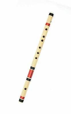 #ad handmade indian musical Flute C Natural medium Bag $15.59