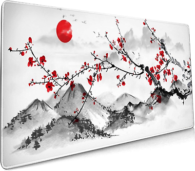#ad Extended Large Gaming Mouse Pad 35.4 X 15.7 Inch XXL Full Desk Japanese Art Styl $31.24