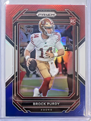 #ad Brock Purdy 2022 Panini Prizm Red White Blue Rookie Card RC 49ers SP SSP 📈🔥🚨 $109.99