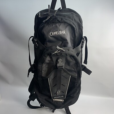 #ad Camelbak M.U.L.E Hydration Backpack Hiking Outdoor Bag No Bladder Black Grey $29.99