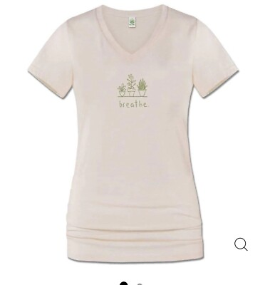 #ad New Eco Natural Soulflower Breathe woman’s tshirt large $14.99