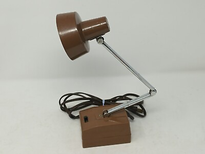 #ad Swing Arm Desk Lamp Mid Century Made In Japan Hi Low Borqn Metal Head Pixar $20.00