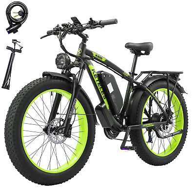 #ad K800 X1 26quot; Fat Tire KETELES 1000W 48V 17.5Ah Mountain Bicycle E Bike for Adults $948.88
