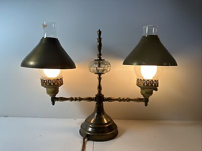 #ad Vintage Brass Desk Lamp $66.99
