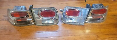 #ad 92 95 Honda Civic 2dr coupe AFTERMARKER tail lights USED With Lights Plugs SI $29.99