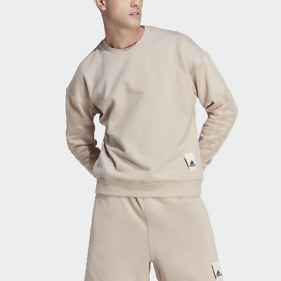 #ad adidas men Lounge Fleece Sweatshirt $60.00
