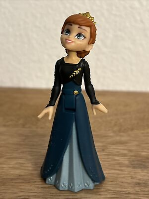 #ad ANNA GREEN DRESS FROZEN DISNEY 4” ACTION FIGURE PVC TOY PRE OWNED $7.20