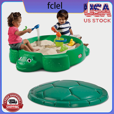 #ad 38.75 L x 43.25 W x 12.00 H Turtle Sandbox for 1 to 6 YearsGreen Outdoor Toys $57.85