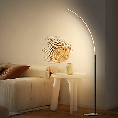#ad #ad Modern 63quot; Arc Floor Lamp Brushed Sliver Standing Lamp for Living Room and ... $101.13
