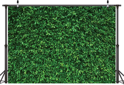 #ad 5X3FT Green Leaves Photography Backdrops Mmicrofiber Nature Backdrop Birthday Ba $16.24