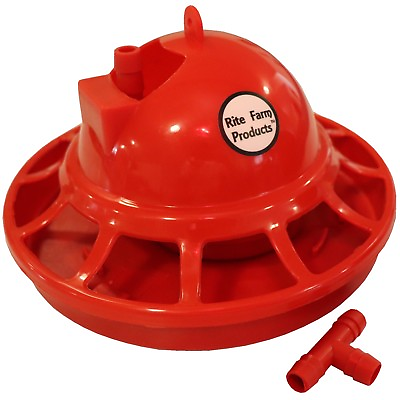 #ad RITE FARM PRODUCTS AUTO PRO CHICK WATERER POULTRY CHICKEN DRINKER AUTOMATIC $8.99