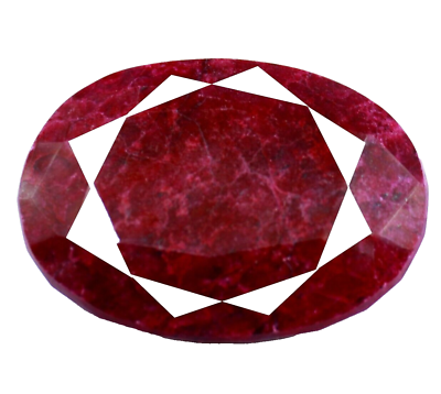 #ad AAA Real Red Ruby Loose 220 Ct Certified Oval Shape Natural African Gemstone AKA $9.12