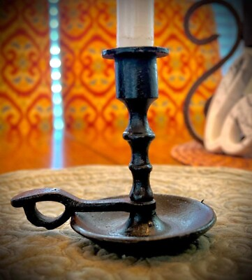 #ad Amazing Antique Cast Iron Candleholder $34.95