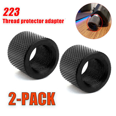 #ad 2pcs Steel For Glock 9mm.223 1 2x28 1 2 28 TPI Muzzle Brake Thread Protector $7.52