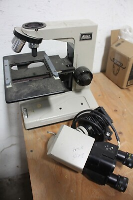 #ad NIKON Optiphot Microscope LOADED $450.00