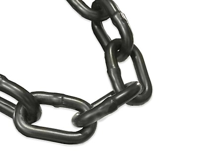 #ad 3 8quot; x 12#x27; Grade 30 Black Proof Coil Powder Coated Safety Chain Swing Set $59.94