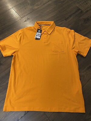 #ad New Under Armour Charged Cotton Golf Polo Shirt XL HERO ORANGE 1321111 062 NWT $23.39