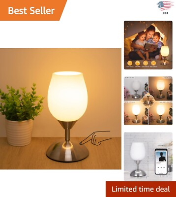 #ad Elegant Touch Table Lamp for Bedroom amp; Living Room Adorable Design Soft Glow $47.99