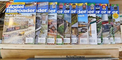 #ad Model Railroader Magazine Complete Year 2013 12 issues $50.00