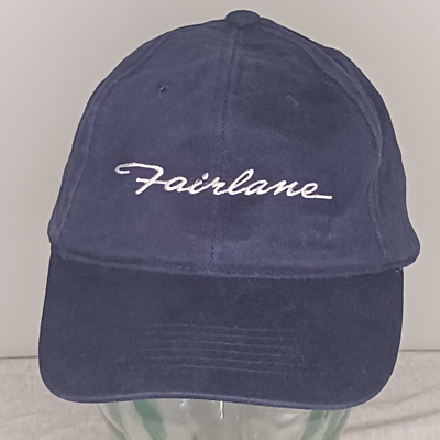 #ad Fairlane Golf Cap Hat Color Blue Adjustable on Headmaster Tag $12.00