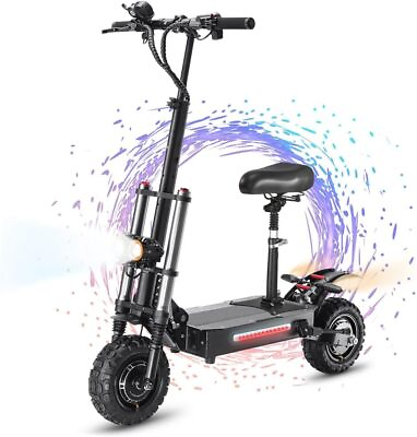 #ad 6000W Electric Scooter Adults 55mph e Scooters 400lbs Capacity 75 Mile Range $1299.99