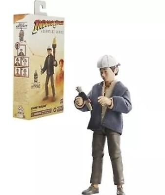 #ad 2023 Hasbro Indiana Jones Adventure Series Short Round Action Figure Damaged Box $29.00
