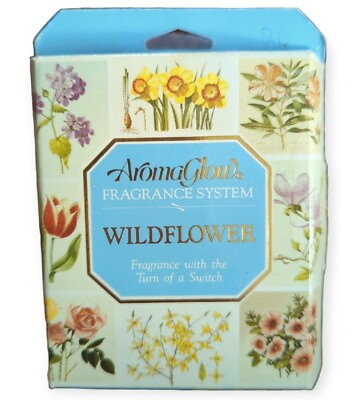 #ad AromaGlow Fragrance System Wildflower Ceramic Disk With Oil $19.99