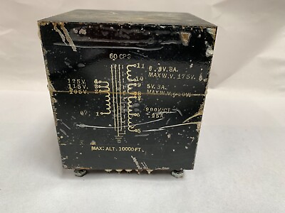 #ad Vintage Electric Transformer 60 CPS A10 $32.95