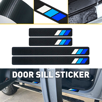 #ad Black Sticker Rear Bumper Guard Sill Plate Trunk Protector For Toyota Tacom $10.11