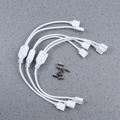 #ad 3PCS Set RGB 1 to 2 LED Light Strip Remote Controller Light Bar Cable With 9PCS $8.89