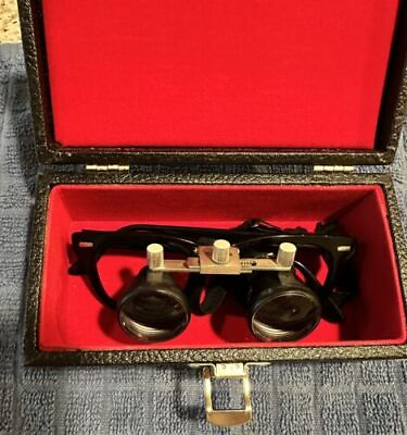 #ad Western Optical Surgical Dental Loupes 2.5X Magnification Black Frame $184.21