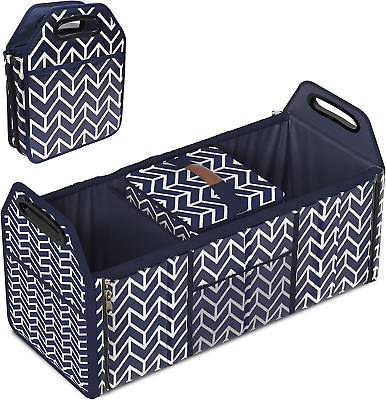 #ad Trunk Organizer Foldable Car Storage Bag Portable Insulation Cooler Bag Collaps $41.67