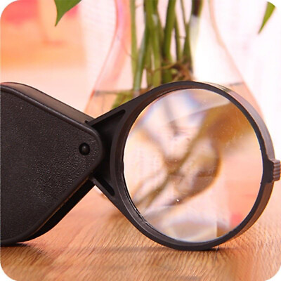 #ad Compact Magnifier Hand Magnifying Glass for Reading Newspaper for Desk Drawer $8.20