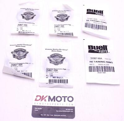 #ad HARLEY DAVIDSON BUELL OEM NEW RETRAINING RING 12 RINGS 6 PACKS OF 2 35087 99A $59.95