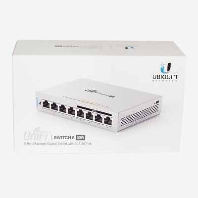 #ad Ubiquiti Networks Unifi US 8 60W 8 Ethernet Switch 60w Great conditions C $179.10