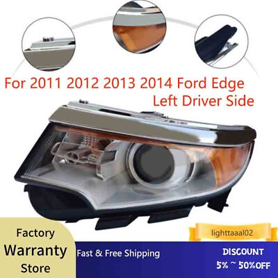 #ad Halogen Headlight Headamp For 2011 2014 Ford Edge With Bulb Left Driver Side NEW $125.64