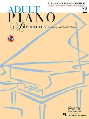 #ad Nancy Faber Randall Faber Adult Piano Adventures All in One Book 2 Paperback $24.90