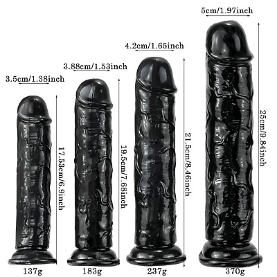#ad DILDOS 6quot; 8 quot; Realistic Lifelike Big Real Dong Suction Cup For Couple Women Toy $13.99
