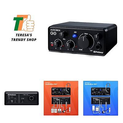 #ad USB C Audio Interface for music production with Studio One DAW Recording So... $111.99