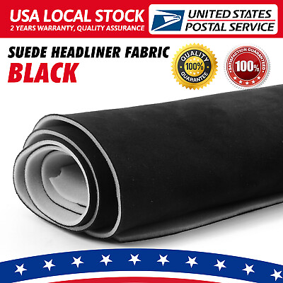 #ad Headliner Fabric Foam Backed Suede Match Car Roof Liner Sag Upholstery 80quot;x60quot; $35.88
