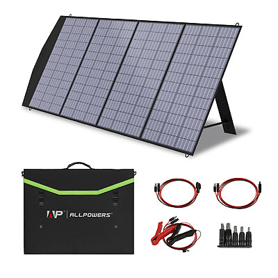 #ad ALLPOWERS 60W 600W Series Solar Panel Kit Foldiable Charger Outdoor For Camping $439.00