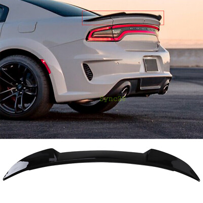 #ad For 2011 2023 Dodge Charger R T SXT 5.7L Hellcat Style SRT Rear Spoiler Wing US $69.89