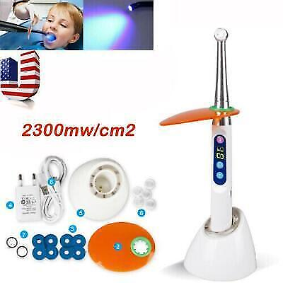#ad Dental 1 Sec Curing Light Lamp Cordless 2300mw cm2 Power Fast Ship USA $46.99
