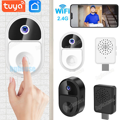 #ad Smart Wireless WiFi Doorbell Video Camera Door Ring Bell Chime Home Security NEW $16.59