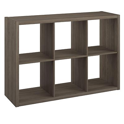 #ad ClosetMaid Decorative 6 Cube Open Display Wood Laminate Versatile Storage Org... $95.88