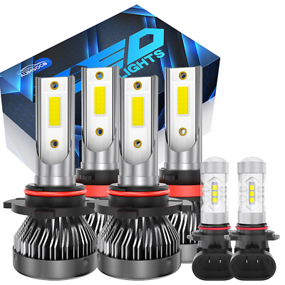 #ad For Ford Escape 2013 2016 Led Headlight Hi Lo Fog light bulbs Kit 6500K White $39.99