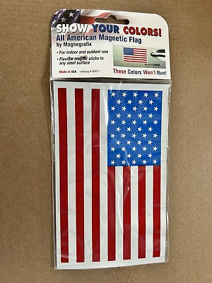 #ad American Flag Magnet REFRIGERATOR OR CAR $2.99