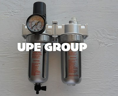 #ad 1 4quot; MID FLOW COMBO PARTICULATE FILTER REGULATOR amp; LUBRICATOR COMPRESSED AIR $78.32